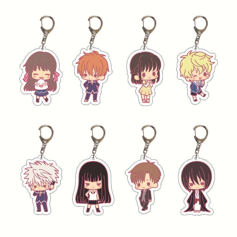 FRUITS BASKET Chibi Keychain Honda Tohru Souma Kyo Japanese Animations