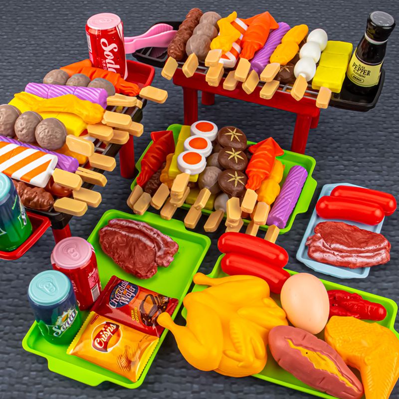 Pretend play food toys set Play House Simulation BBQ Set Children's ...