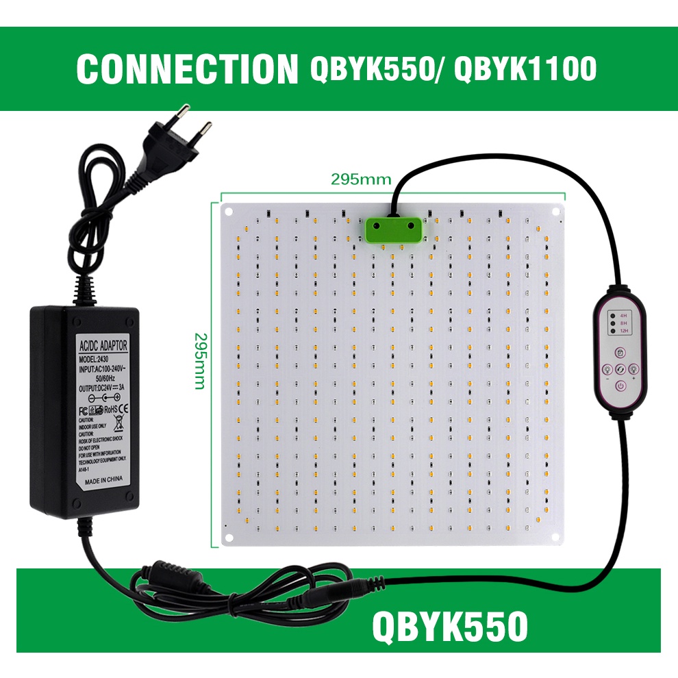 Dimmable LED Grow Light Full Spectrum 450W 1100W Samsung LM281B LED ...