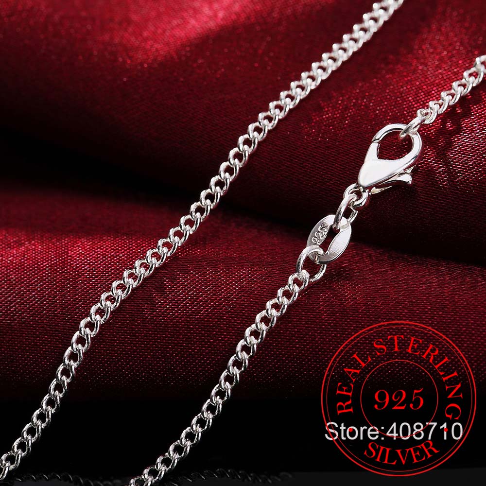 Real silver necklace store for women