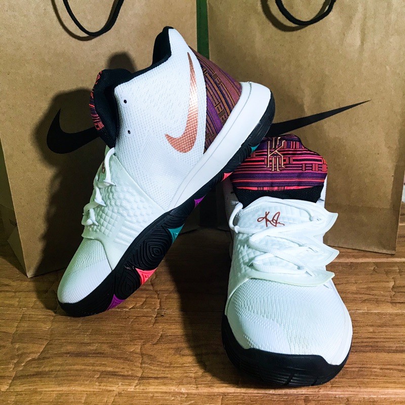 Kyrie 5 best sale bhm white