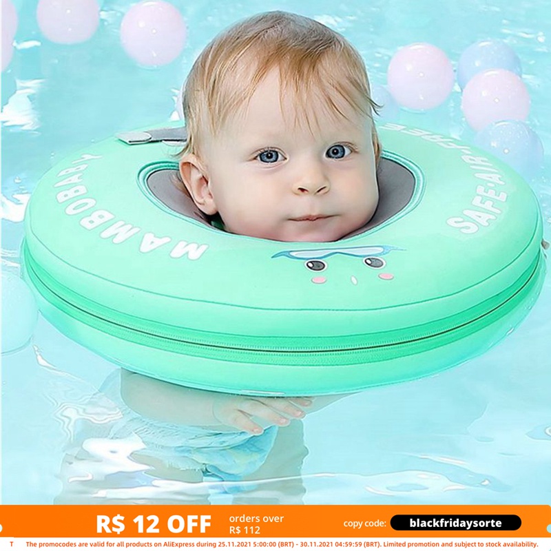 Baby swimming 2024 float neck