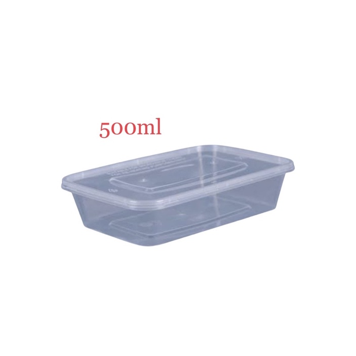 10pcs Rectangular Microwavable Food Container, Disposable, for food ...