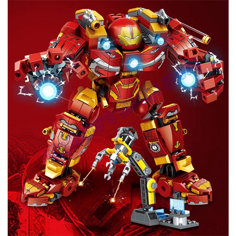 1450 PCS LEGO Heroes Avengers Iron Man Robot Building Blocks Children ...