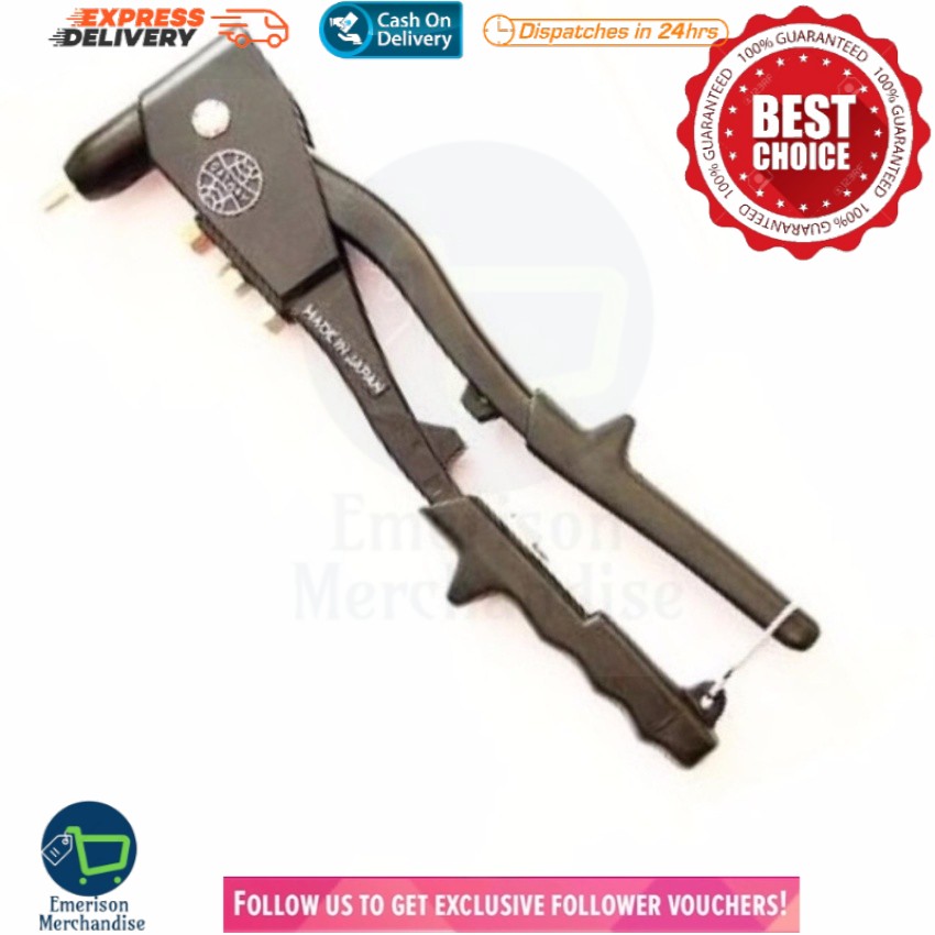 EMerison EM0889 HR-008 Cathay Heavy Duty Hand Riveter For 4 Blind Rivet ...