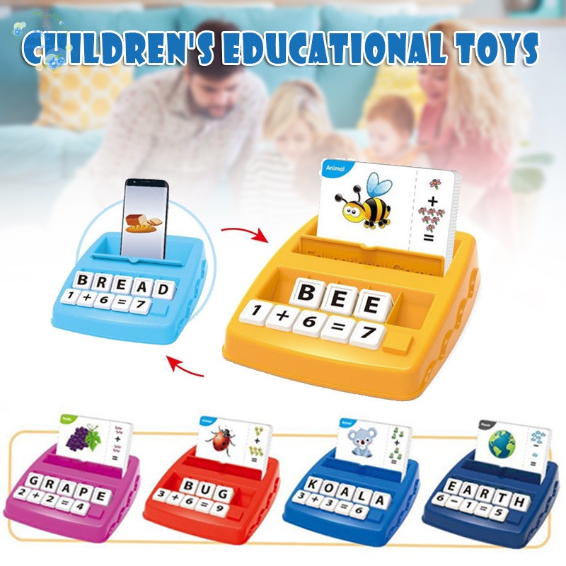 Kids Educational Toys Matching Letter Game Alphabet and Math Puzzle ...