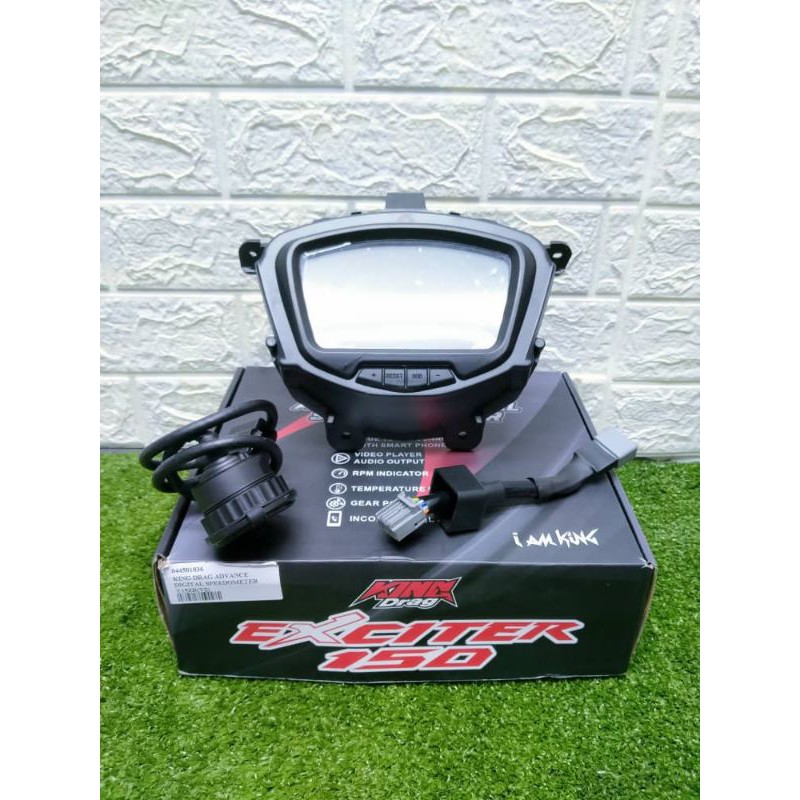 KING DRAG SPEEDOMETER DIGITAL METER WITH BLUETOOTH Y15ZR V2 | Shopee ...