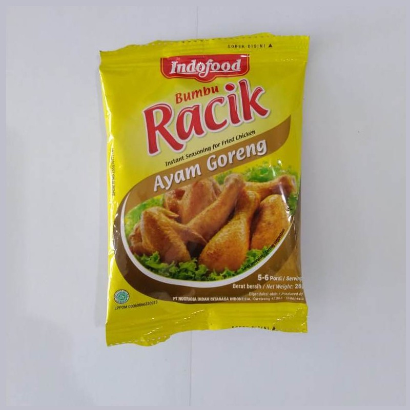 Indofood Fried Chicken Racik Seasoning 1 Sachet 26gr | Shopee Philippines