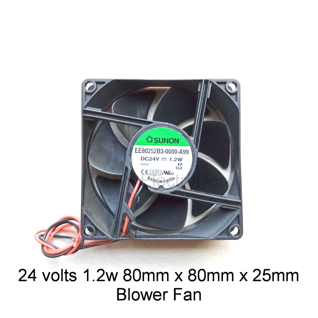 Original Sunon 24v dc 1.2w blower cooling case exhaust fan 80mm x 80mm