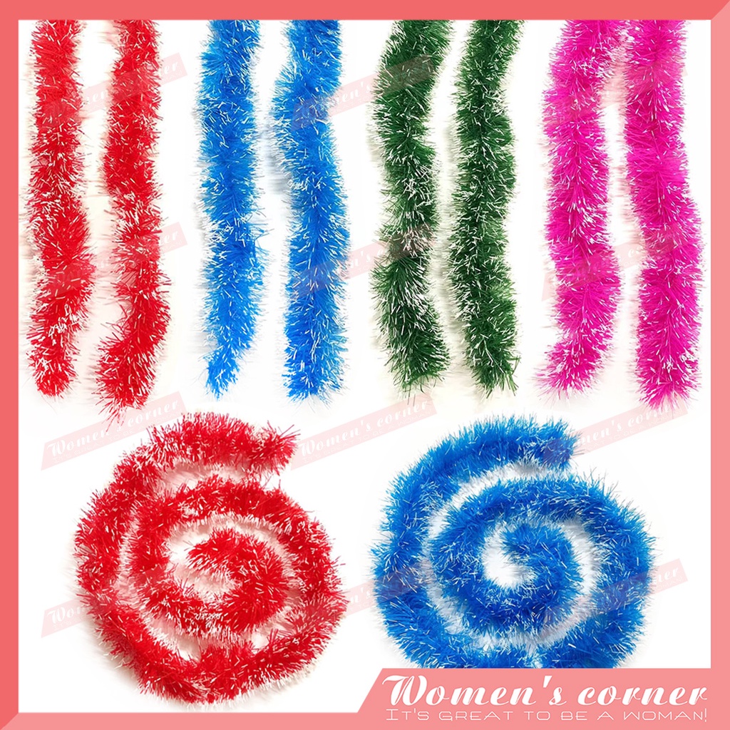 1.6M Garland Christmas Decor Xmas Tree snow spot design Ornaments Different color party DIY,PVC