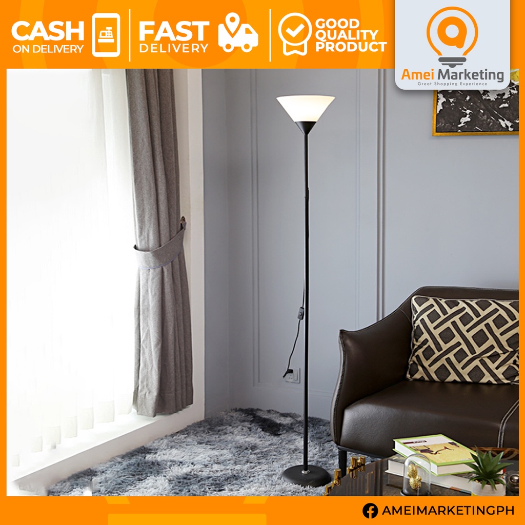 LED Long Arm Office Living Room Energy Saving Floor Lamp (Bulb not ...