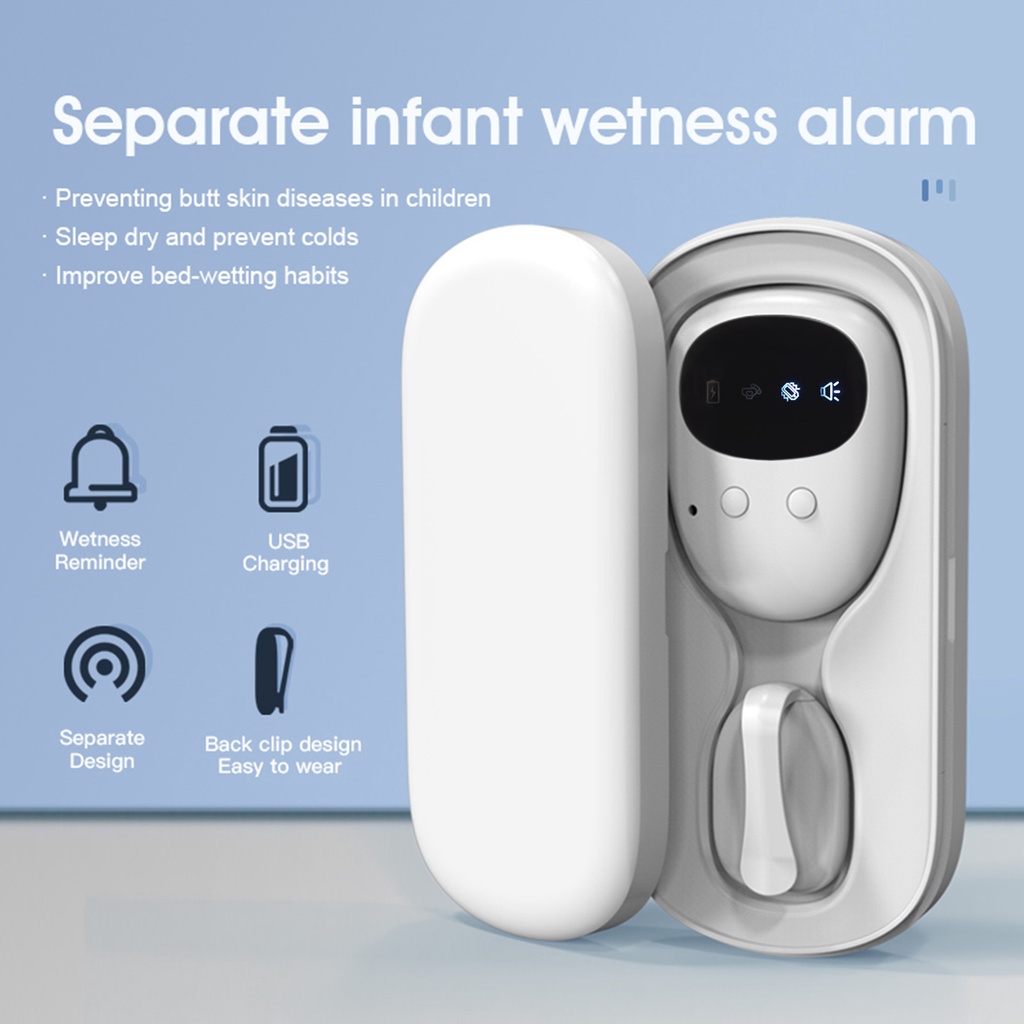 Wireless Pottys Training Bed Wetting Alarm for Enuresis Deep Sleeper