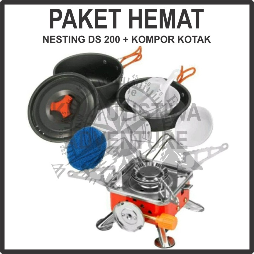 Save Package Cookware Mountain Stove Box + Nesting Ds 200 Ultralight