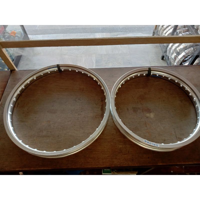 SPD RACING RIM 1.6x21 AND 1.85x18 SILVER/BLACK | Shopee Philippines