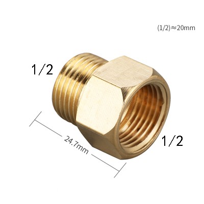 CNZG Brass Coupler Adapter Reducer 1/8 1/4 3/8 1/2 3/4 Male To Female ...