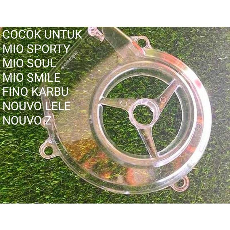 Mio SPORTY Transparent Clear Fan Cover Cover SOUL SMILE NOUVO Z LELE   87d85a4bc09e9f6a452bb21d68d6be16