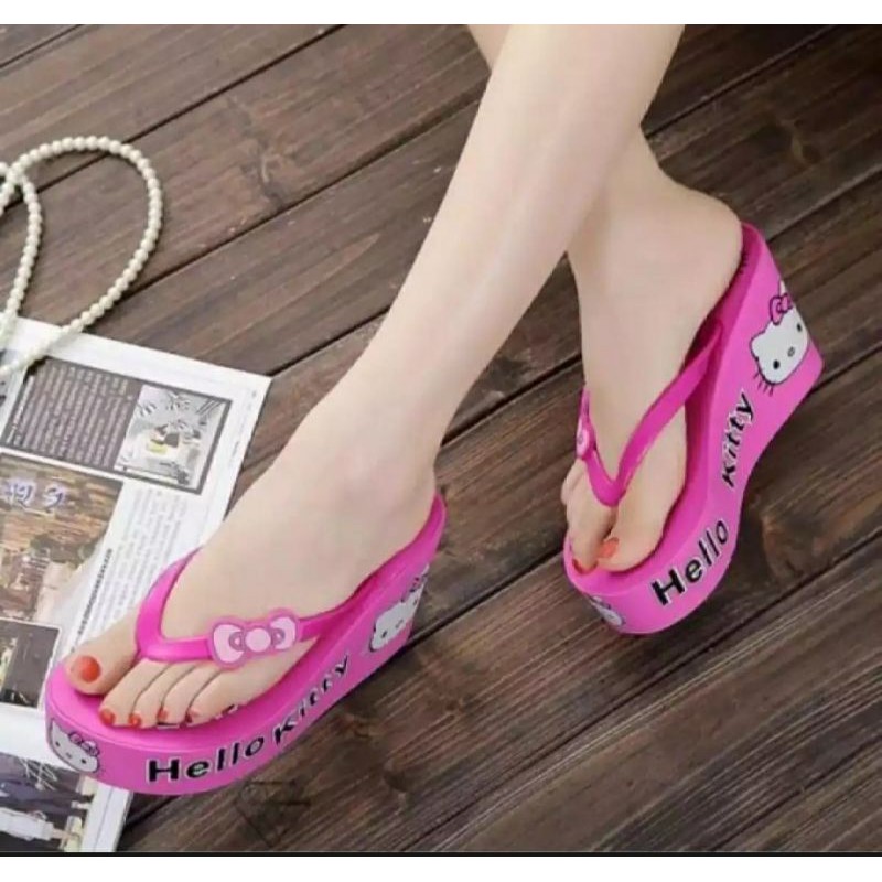 Hello kitty platform sales sandals