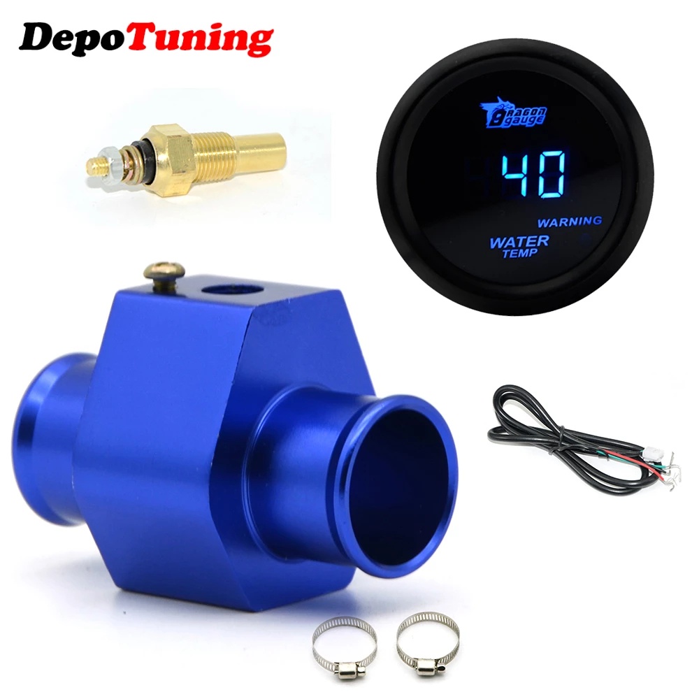 2" 52mm Blue Digital LED Water Temp Temperature Gauge - View #6