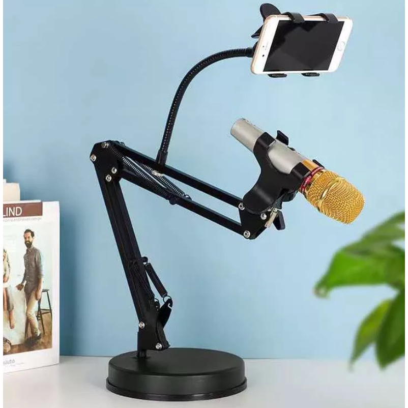 Heavy Duty Multifunctional And Portable Table Set Microphone Holder And 