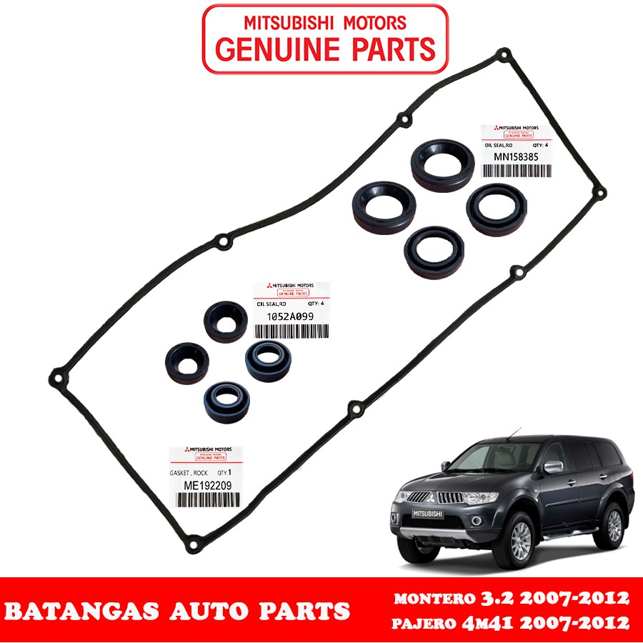 GENUINE MITSUBISHI VALVE COVER GASKET SEAL SET For Montero Pajero