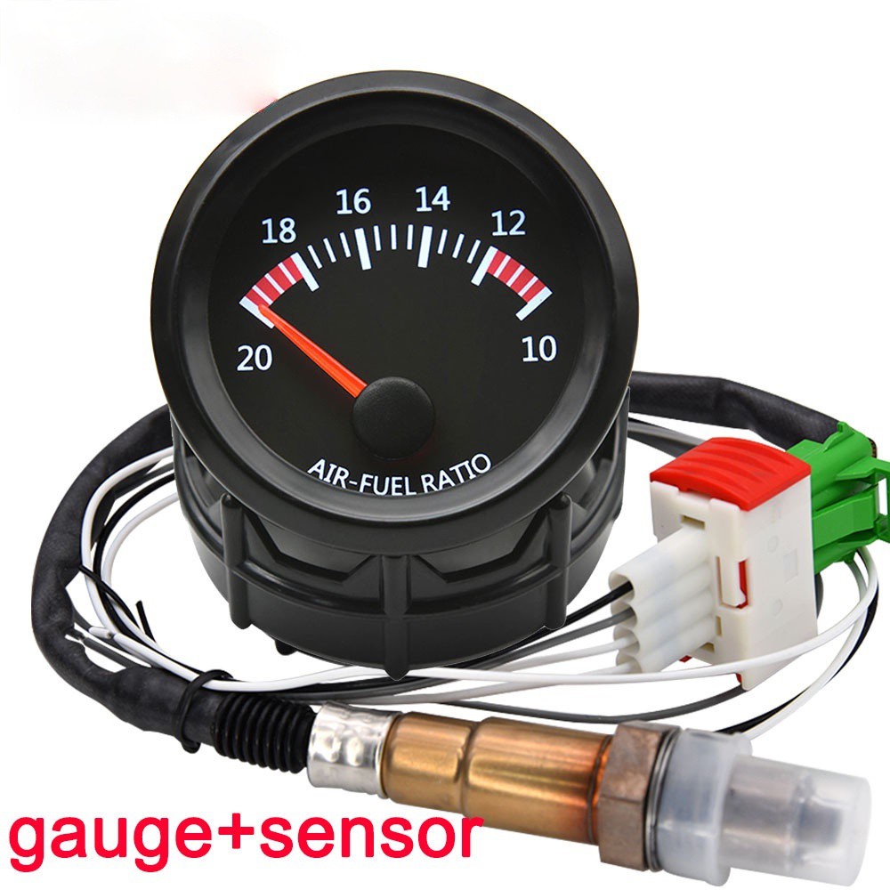 Universal 2" 52mm Car Auto Air Fuel Ratio Gauge 12V Racing Air Fuel