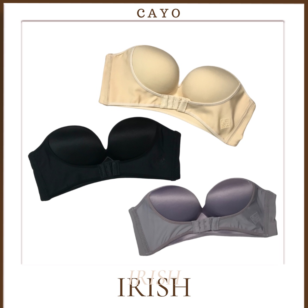Irish Seductive Korean Inspired Seamless Strapless Push Up Bra