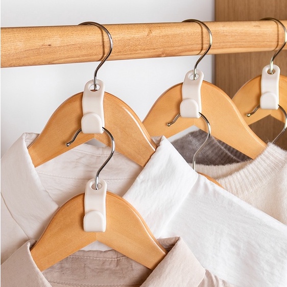 Wardrobe Space saving Stack Hanger Coat Hook Multi function Plastic Closet Hangers Rack Bedroom Storage Organizer Shopee Philippines