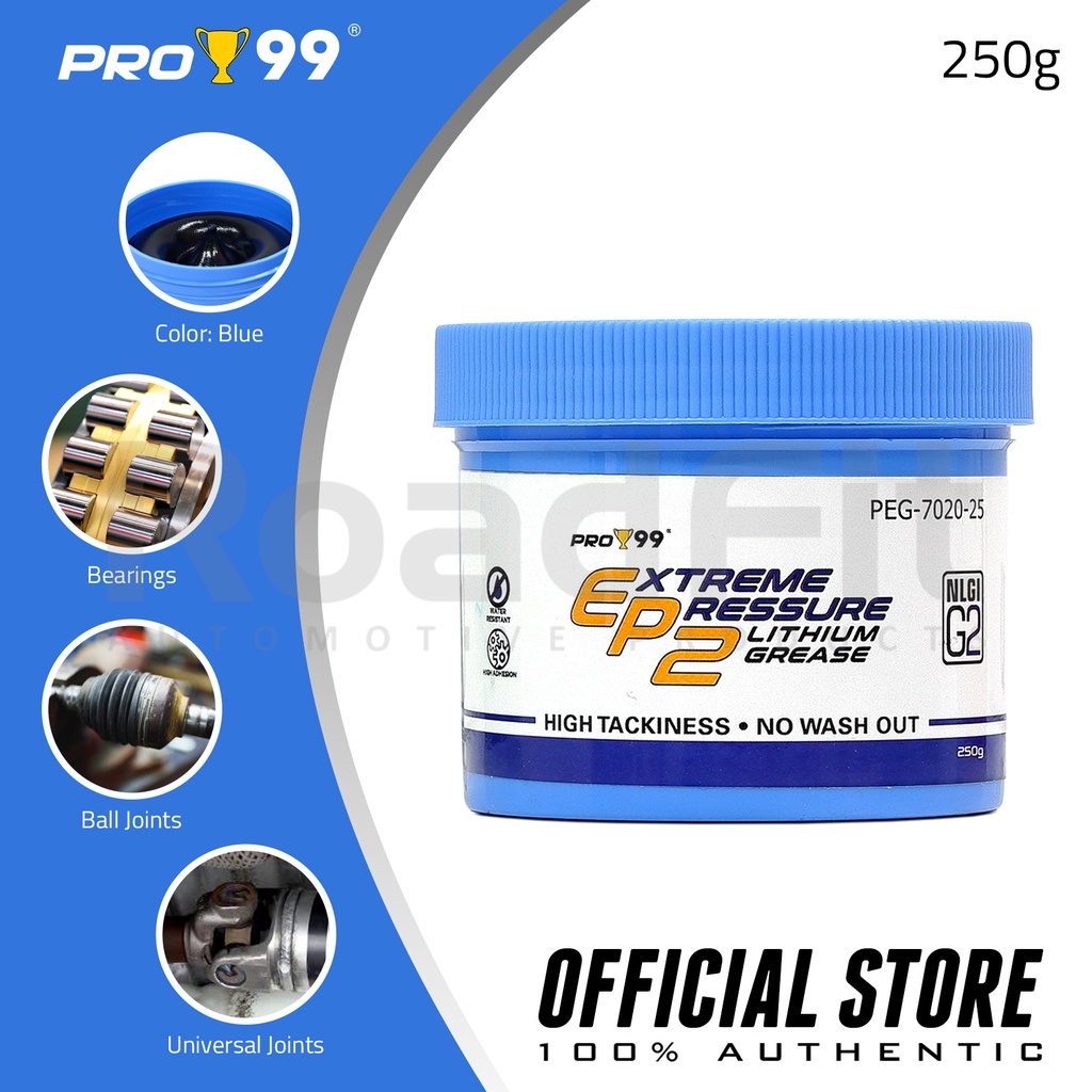 PRO-99 Extreme Pressure EP2 Grease 250g Pro99 PEG-7020-25 | Shopee ...