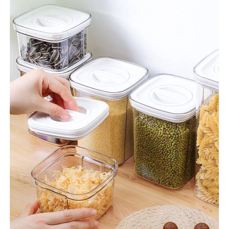 Mrs Bee 600ml Twist Lock Airtight Food Condiments Storage Container ...