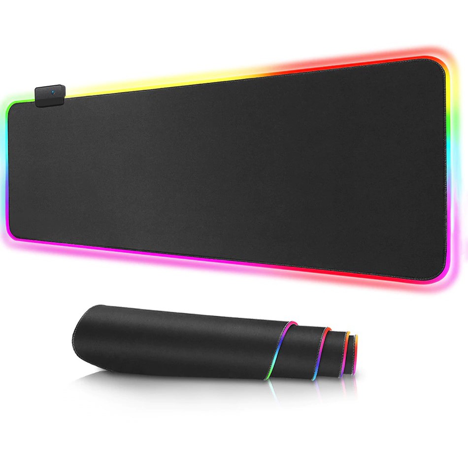 EMB 80x30cm RGB Colorful LED Light Soft Large Gaming Mouse Pad GMSWT5 Shopee Philippines