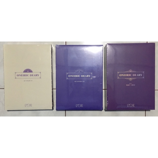 IZ*ONE - 3rd Mini Album 'Oneiric Diary' – Complete Set With Photocard, VR, Outer Case & 4-Cut Film