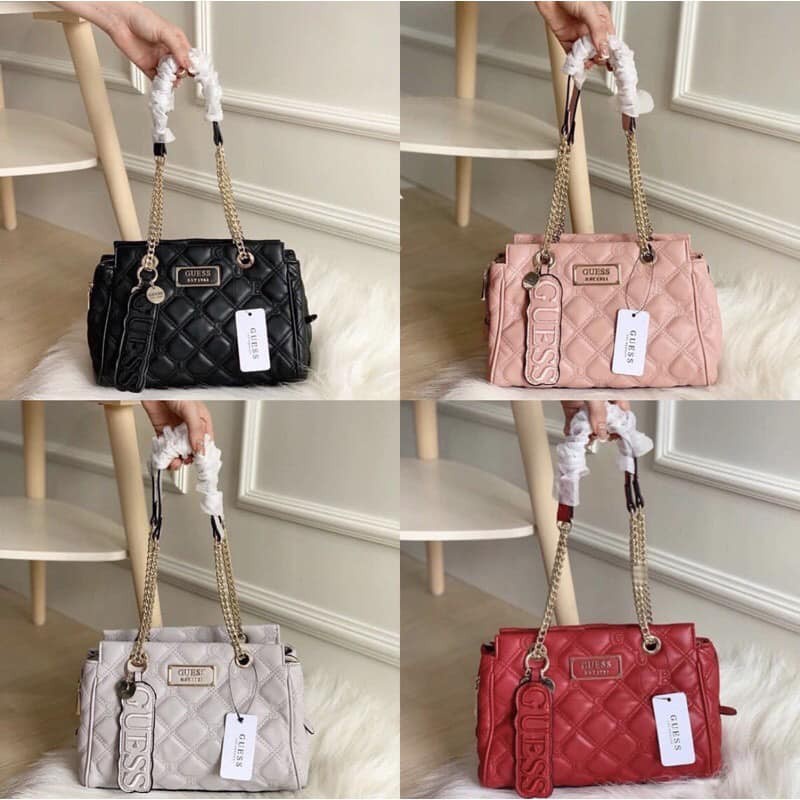 GUESS Lolli Girlfriend Satchel with Actual Pics Mall pull out