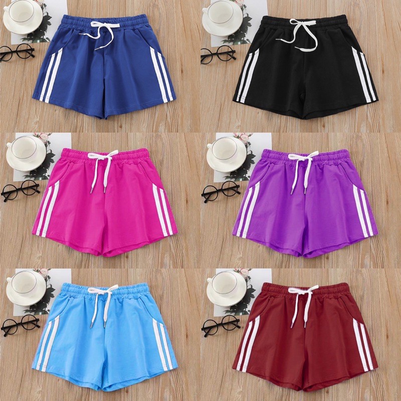 Ladies Two Line Plain Sexy Dolphin Short Free Size Fits Sizes 25 30 Shopee Philippines 5537