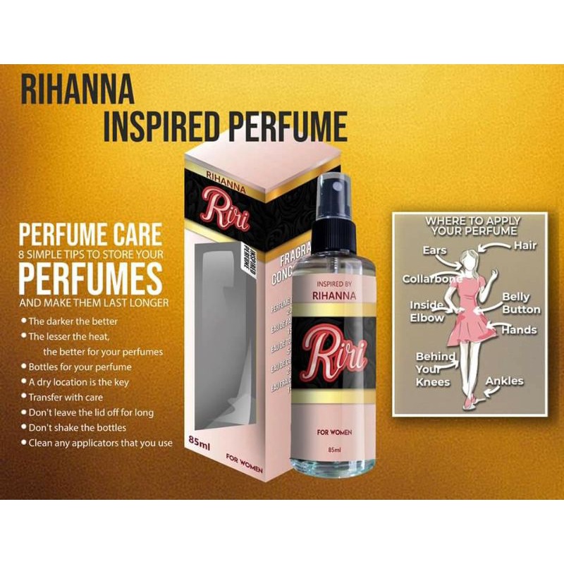 Rihanna Collection for Women 85ml Oil Based Perfume | Shopee Philippines