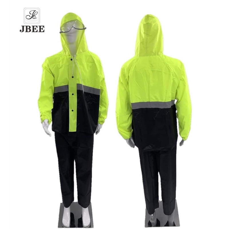 Raincoat JBee Set Waterproof rain coat pants and jacket unisex men and