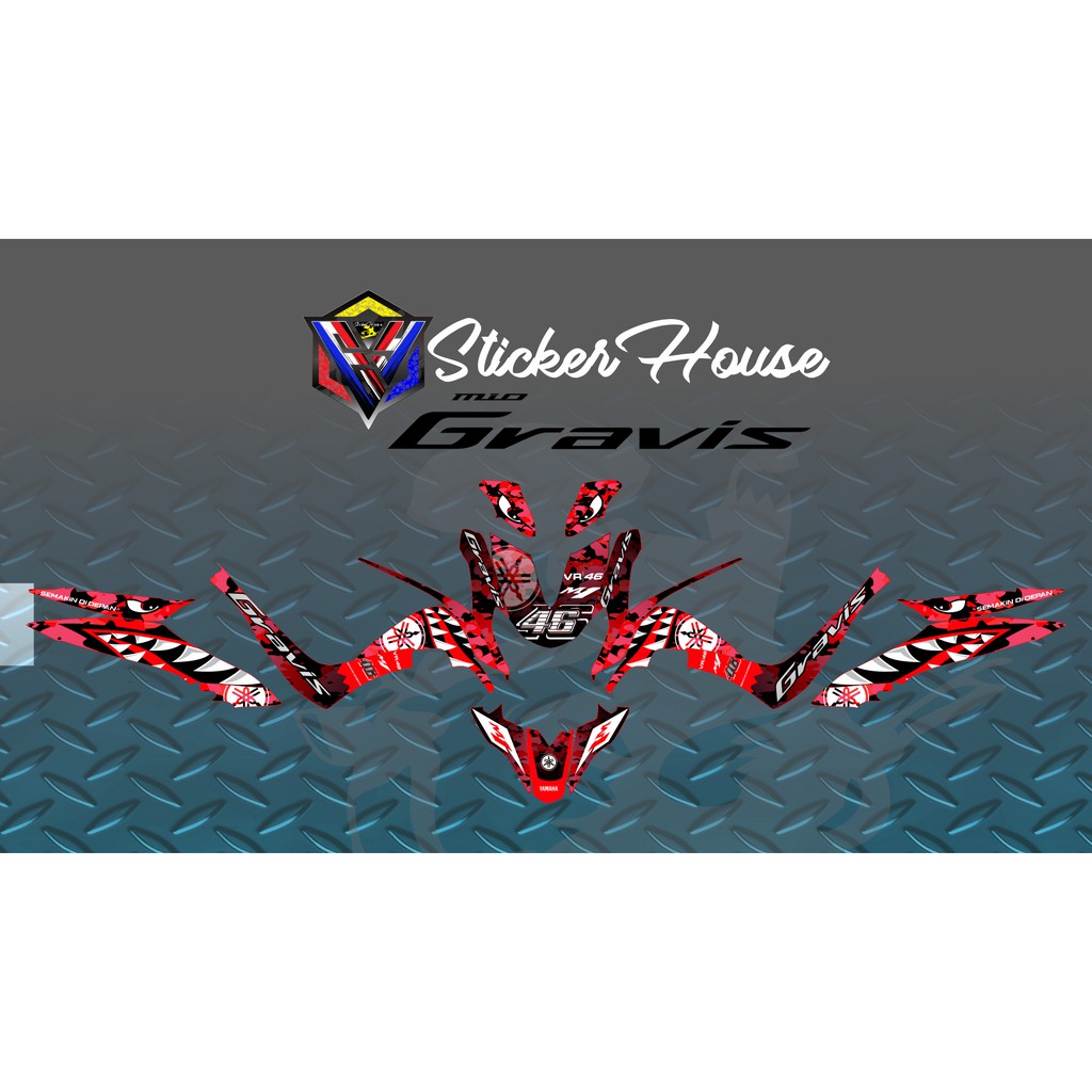 Yahama Gravis Decals Laminated | Shopee Philippines