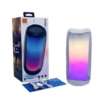 Portable BT Wireless Bluetooth Speaker PLUSE 4 LED lightshow and sound ...