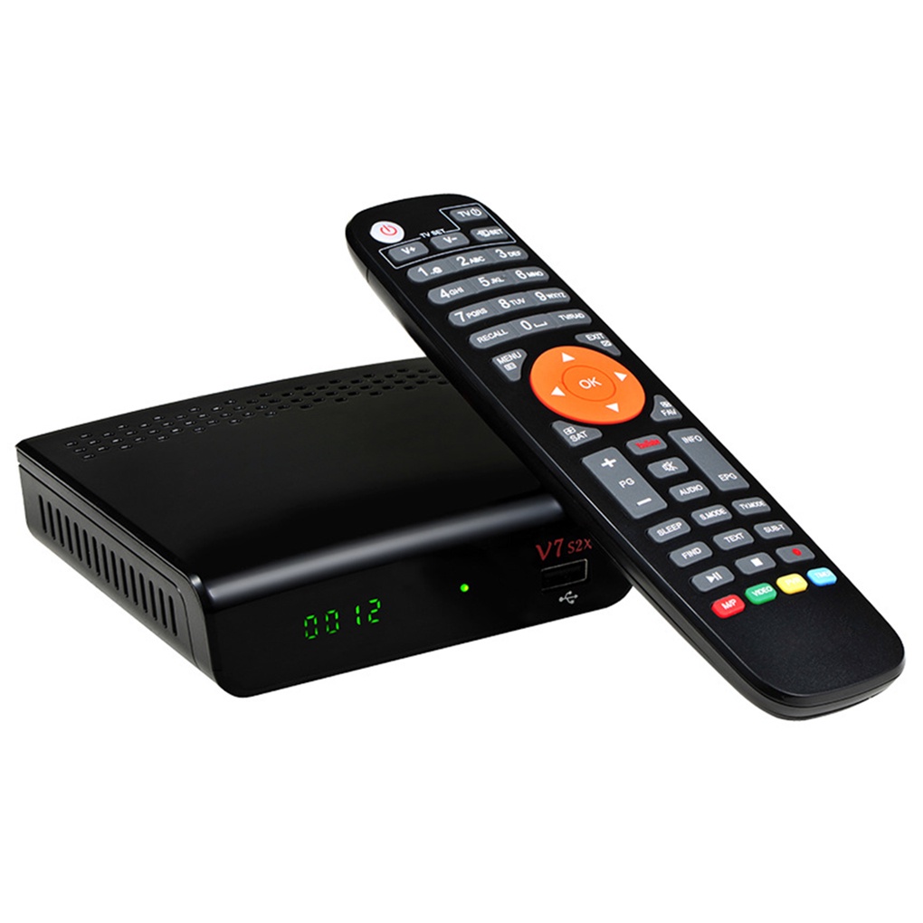 DVBS2 S2X Tuner V7S2X Satellite Receiver Digital TV BOX Decoder 1080P