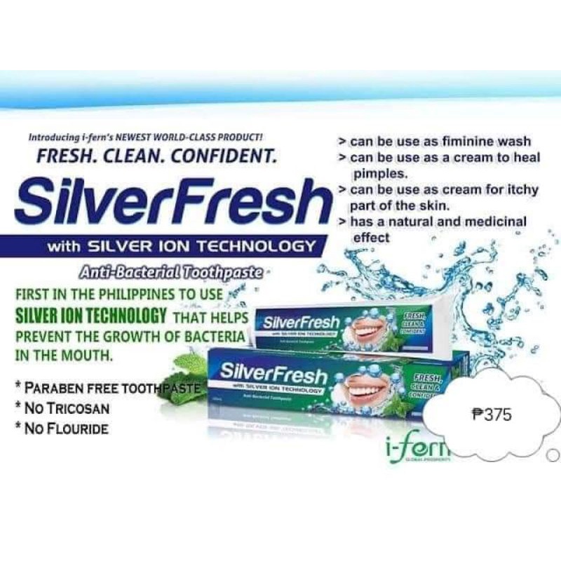 SILVER FRESH TOOTHPASTE 100ml Shopee Philippines