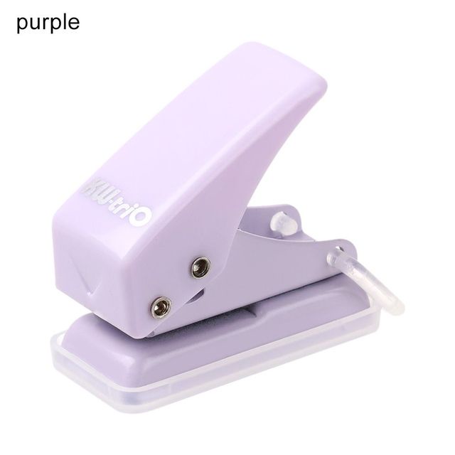 Single Hole Puncher - 20 Sheet Capacity With Star & Heart Shape Punchers Included