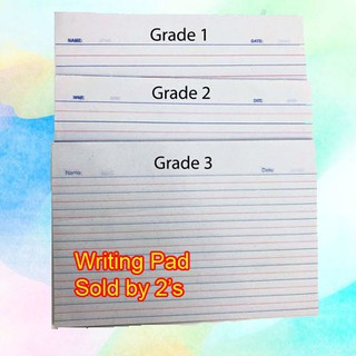 Writing pad for grade 1 2 3 or 4 Grade Pads