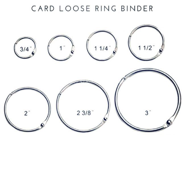 metal ring binder (12pcs/pack )
