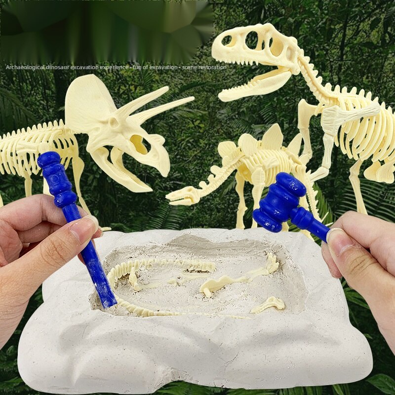 Science Can Dinosaur Dig Kit for Kids, T-Rex Dinosaur Fossil Dig Kit ...