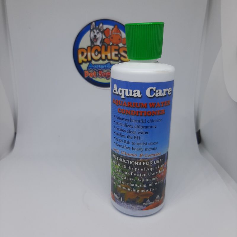 Aquacare Aquarium Conditioner 120ml | Shopee Philippines