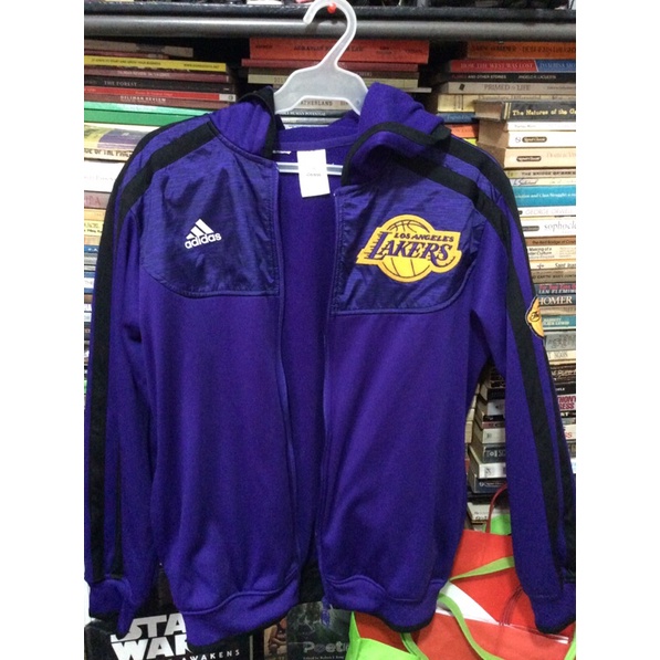 Adidas NBA Los Angeles Lakers Windbreaker jacket with Hood