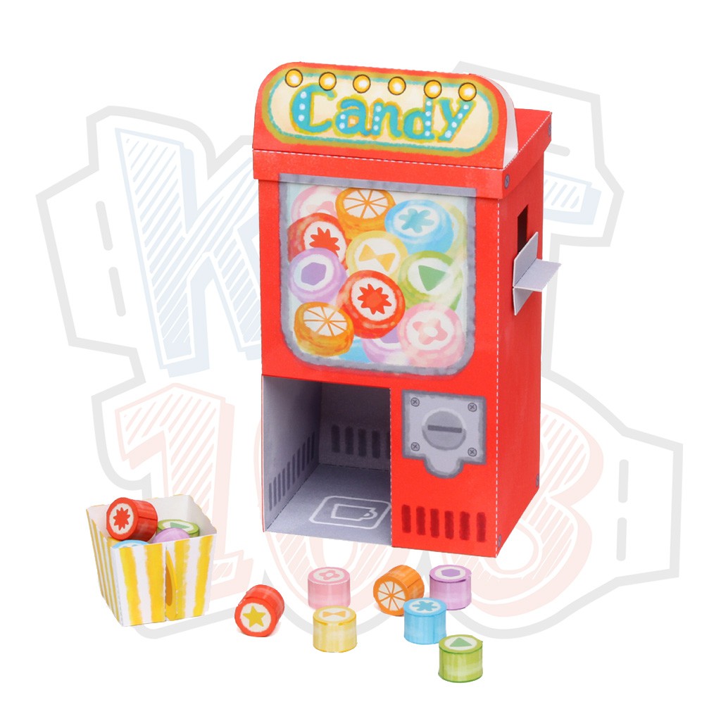 Paper model toy candy vending machine | Shopee Philippines
