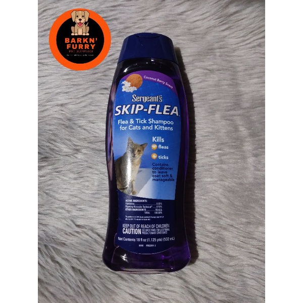 Sergeant's SkipFlea Shampoo for Cats and Kittens 532ml Shopee Philippines