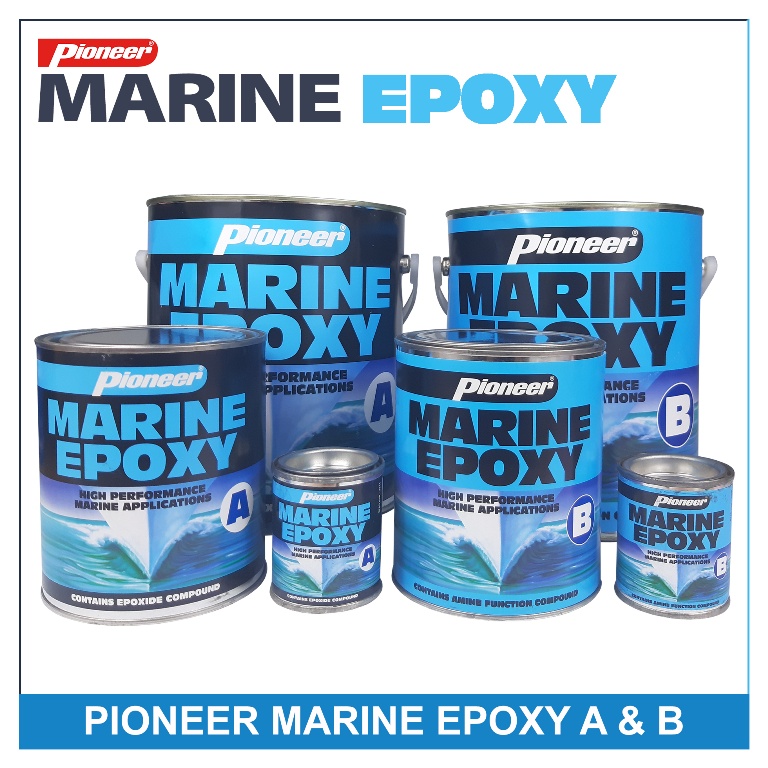 Pioneer Marine Epoxy High Performance A & B 1/8L Set (60ML) | Shopee ...