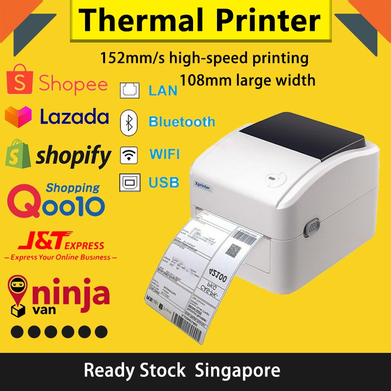 Thermal Bluetooth Label Printer USB Bluetooth Wifi Barcode Label Air