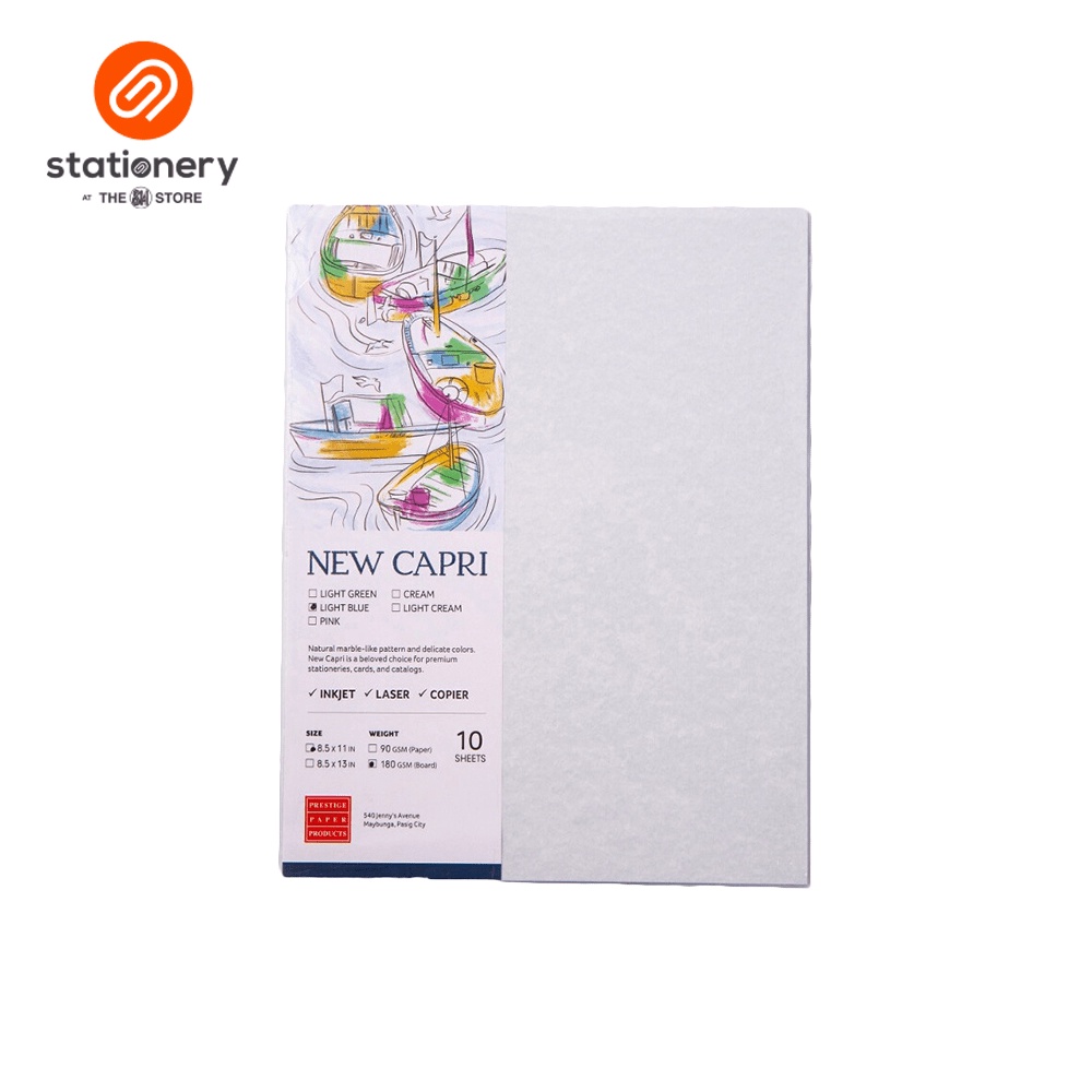 New Capri Specialty Board 180gsm 10 Sheets | Shopee Philippines